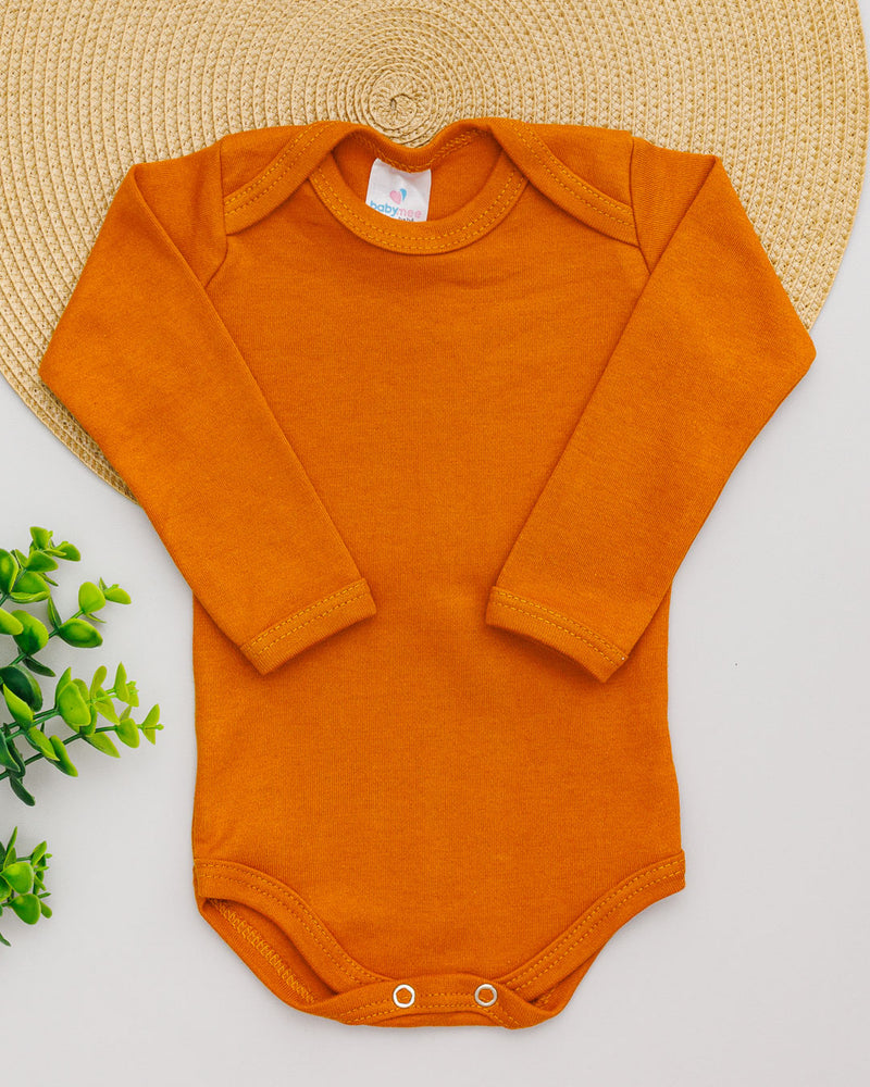 Body Suedine Longo Caramelo Liso