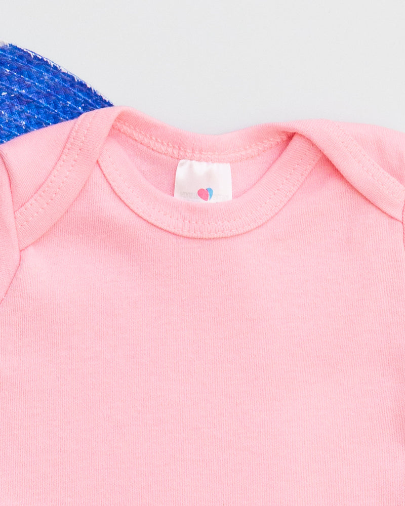 Body Suedine Curto Rosa