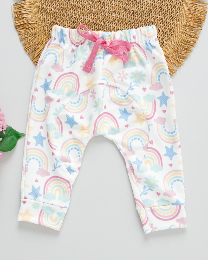 Calça Bebê MoleCotton Arco-íris Estrela