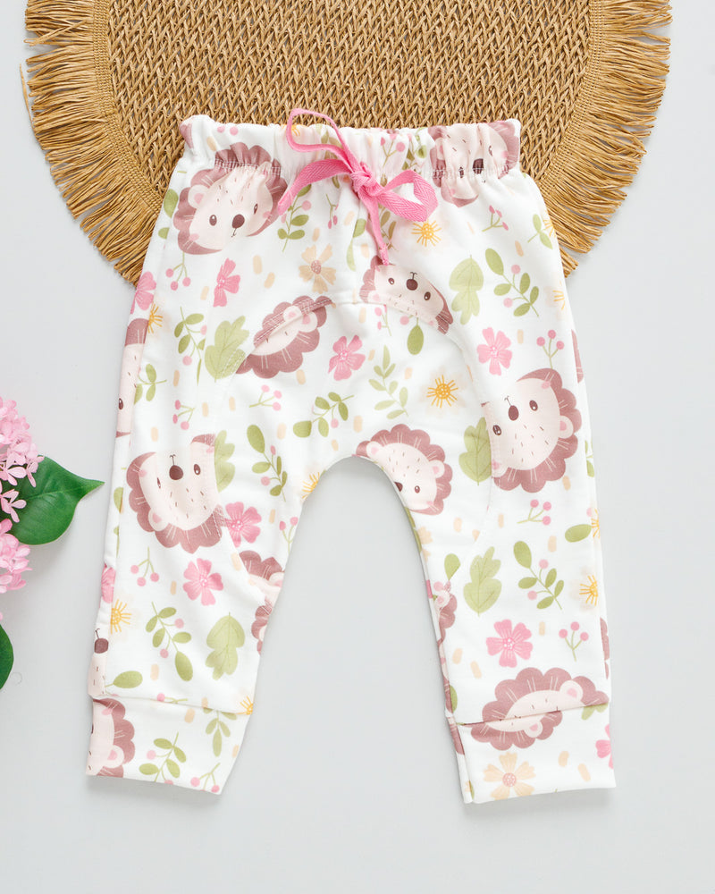 Calça Bebê MoleCotton Leãozinho Flores