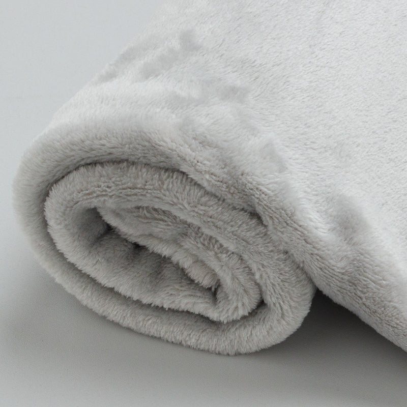 Manta para Bebê Fleece Cor Cinza