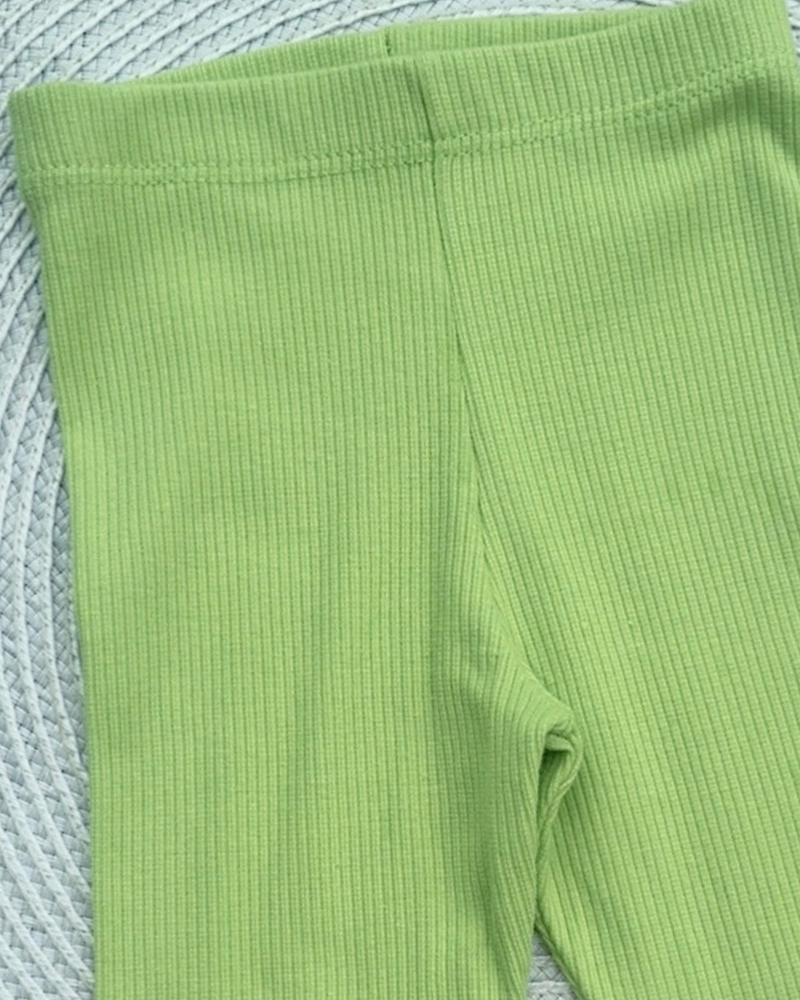 Calça Bebê Canelada Verde