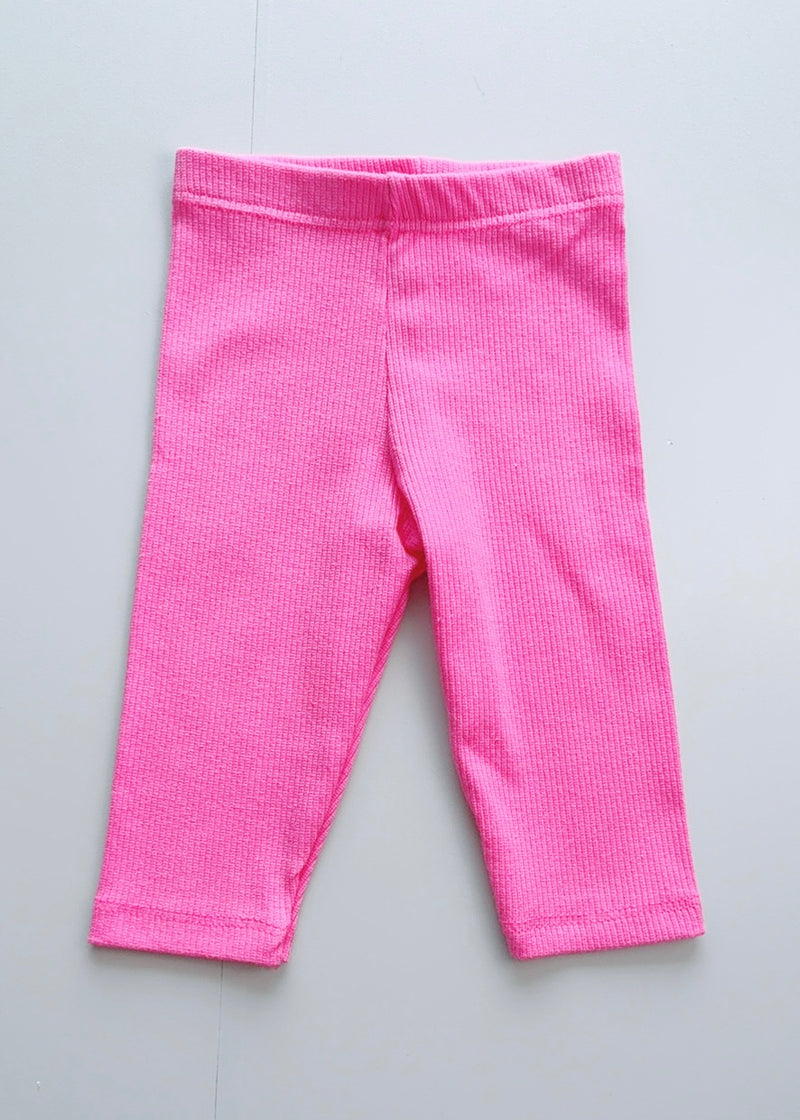 Calça Bebê Canelada Rosa Pink