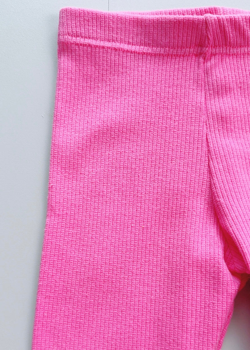 Calça Bebê Canelada Rosa Pink