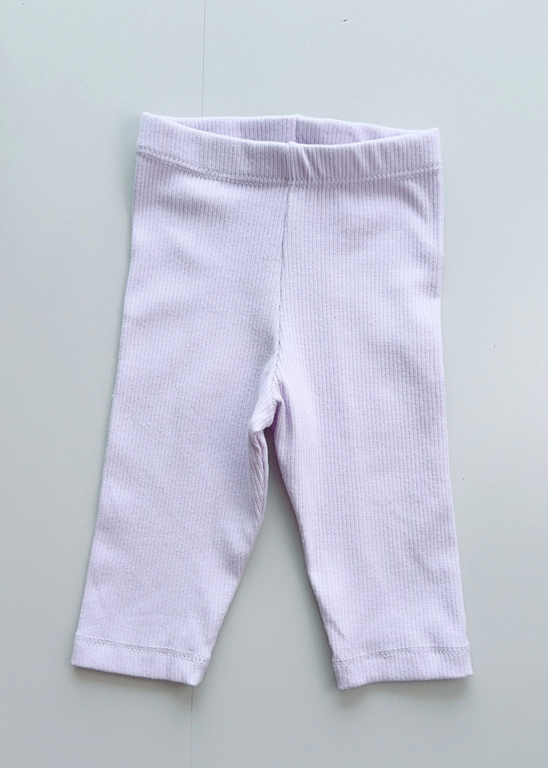 Calça Bebê Canelada Lilás