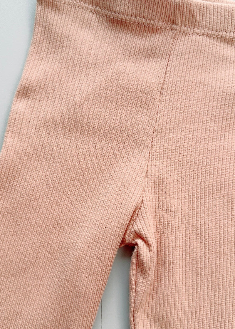 Calça Bebê Canelada Marrom