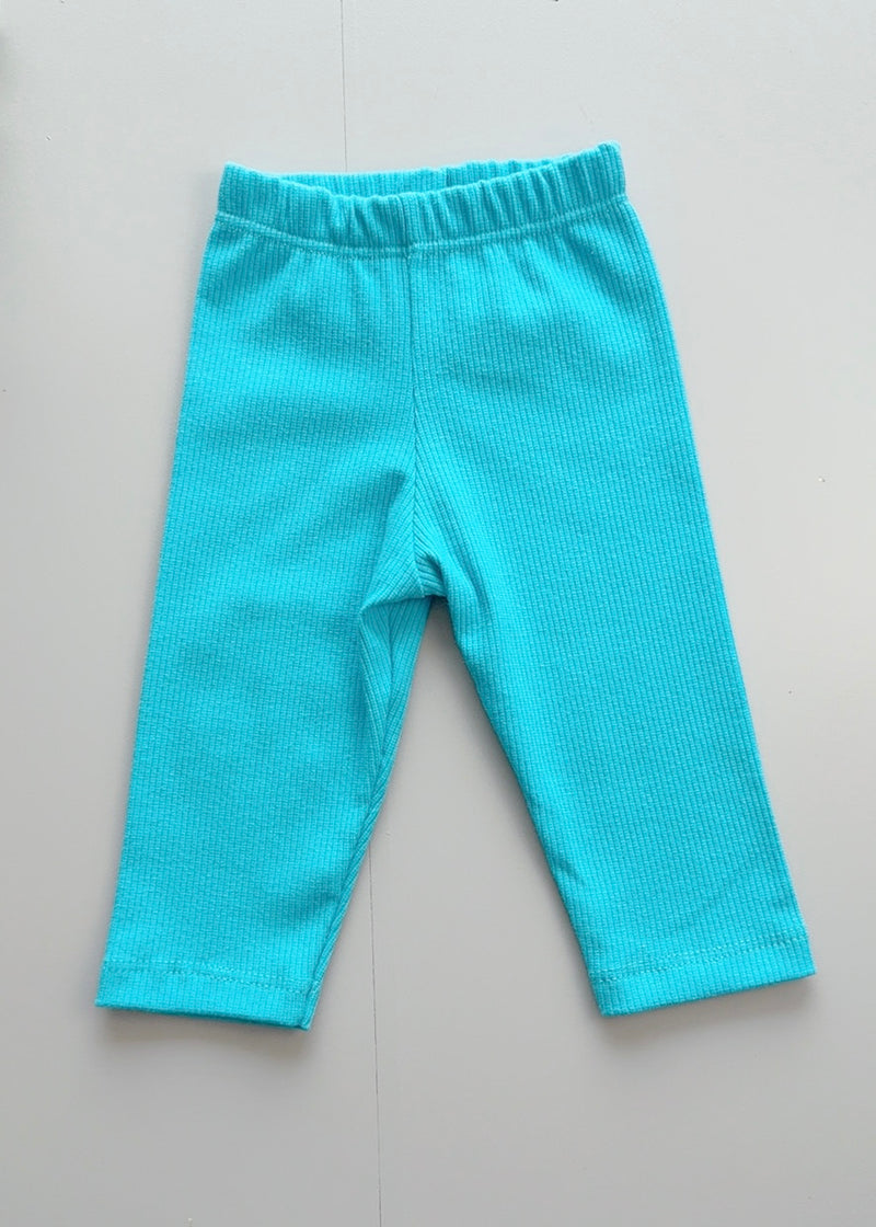 Calça Bebê Canelada Azul