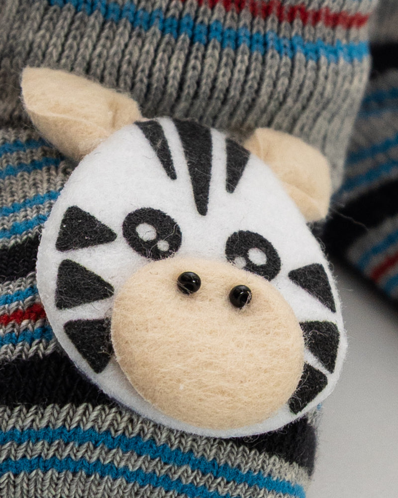 Meia Fun Socks Bebê Zebra Listra