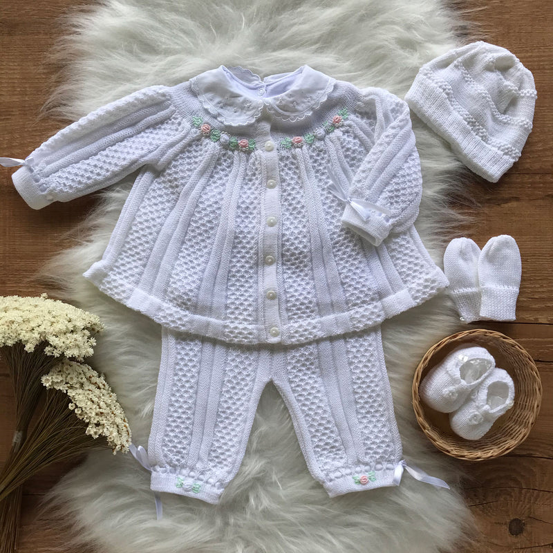 Conjunto Mini Vestido Bordado Off